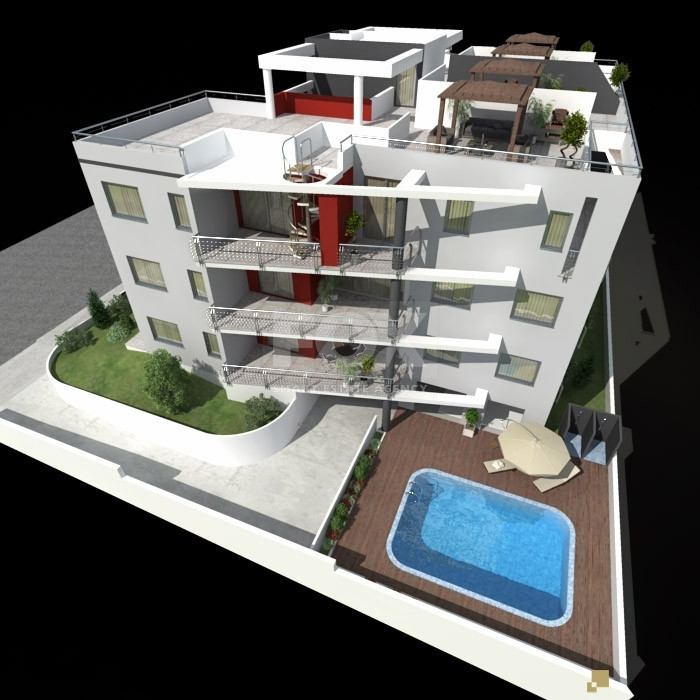 Two bedroom apartment for rent with communal pool in Agios Athanasios, Limassol