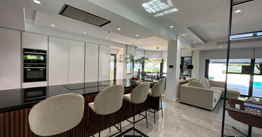 FOR RENT LUXURY FURNISHED 4 BEDROOM VILLA WITH SEPARATE MAIDS QUARTER WITH BEAUTIFUL GARDENS AND POOL IN GERMASOGIA AREA.
