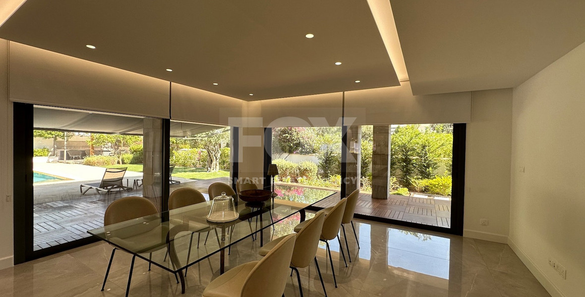 FOR RENT LUXURY FURNISHED 4 BEDROOM VILLA WITH SEPARATE MAIDS QUARTER WITH BEAUTIFUL GARDENS AND POOL IN GERMASOGIA AREA.