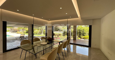 FOR RENT LUXURY FURNISHED 4 BEDROOM VILLA WITH SEPARATE MAIDS QUARTER WITH BEAUTIFUL GARDENS AND POOL IN GERMASOGIA AREA.