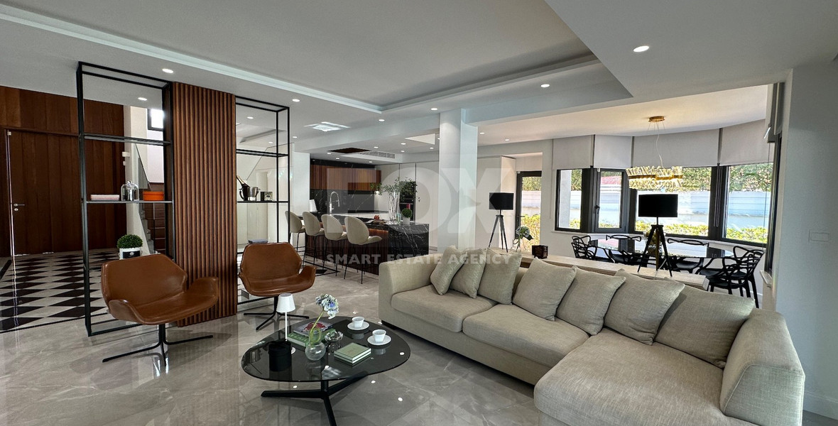 FOR RENT LUXURY FURNISHED 4 BEDROOM VILLA WITH SEPARATE MAIDS QUARTER WITH BEAUTIFUL GARDENS AND POOL IN GERMASOGIA AREA.