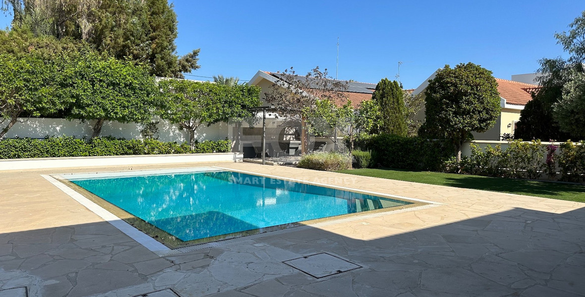 FOR RENT LUXURY FURNISHED 4 BEDROOM VILLA WITH SEPARATE MAIDS QUARTER WITH BEAUTIFUL GARDENS AND POOL IN GERMASOGIA AREA.