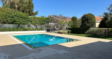 FOR RENT LUXURY FURNISHED 4 BEDROOM VILLA WITH SEPARATE MAIDS QUARTER WITH BEAUTIFUL GARDENS AND POOL IN GERMASOGIA AREA.