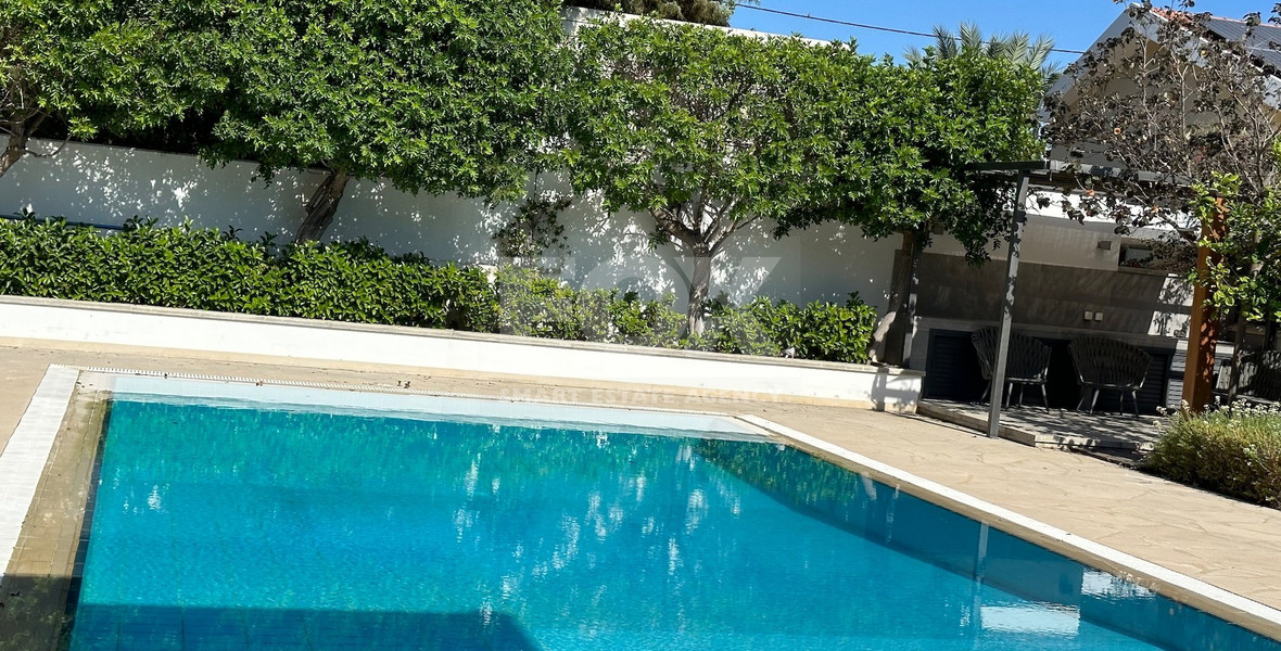 FOR RENT LUXURY FURNISHED 4 BEDROOM VILLA WITH SEPARATE MAIDS QUARTER WITH BEAUTIFUL GARDENS AND POOL IN GERMASOGIA AREA.