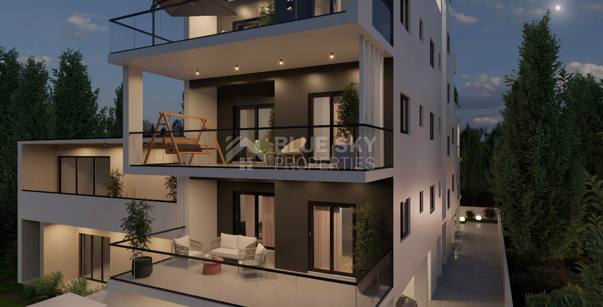 Modern Two Bedroom Penthouse with Roof Garden for sale in Agios Spiridon area of Limassol