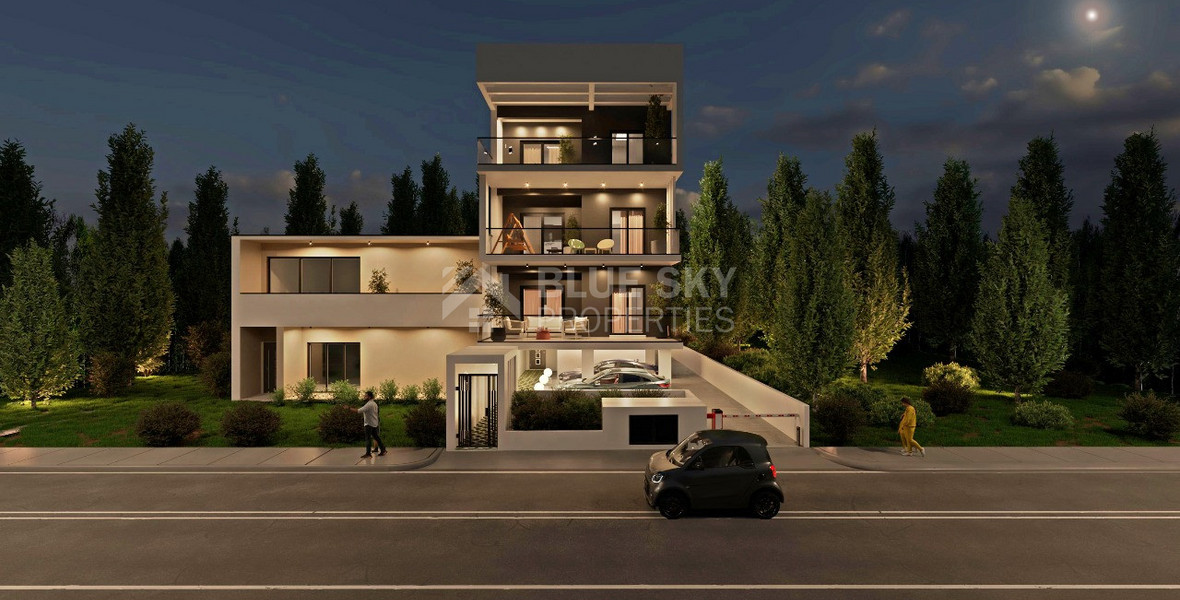 Modern Two Bedroom Penthouse with Roof Garden for sale in Agios Spiridon area of Limassol