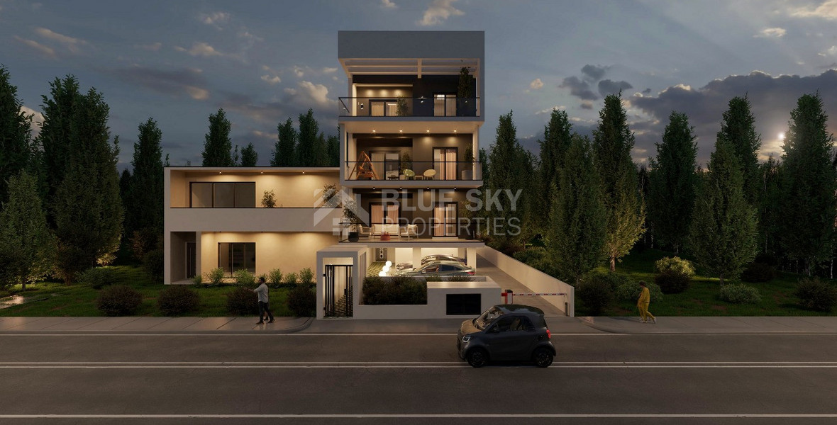 Modern Two Bedroom Penthouse with Roof Garden for sale in Agios Spiridon area of Limassol