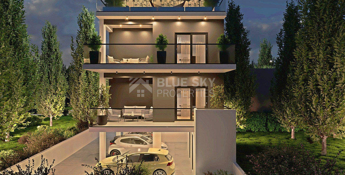 Modern Two Bedroom Penthouse with Roof Garden for sale in Agios Spiridon area of Limassol