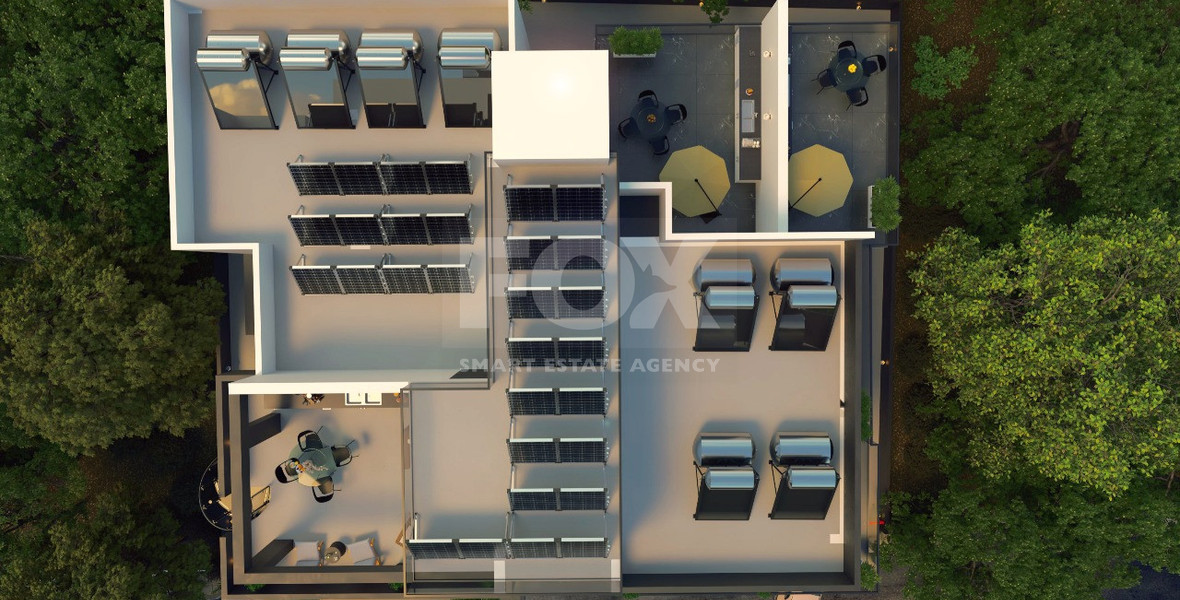 Three Bedroom penthouse with private Roof Garden for sale in Kato Polemidia