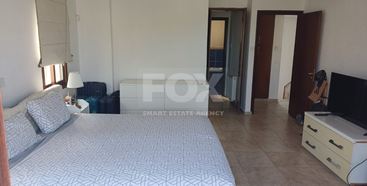 Three bedroom detached house with pool for rent in Moni, Limassol