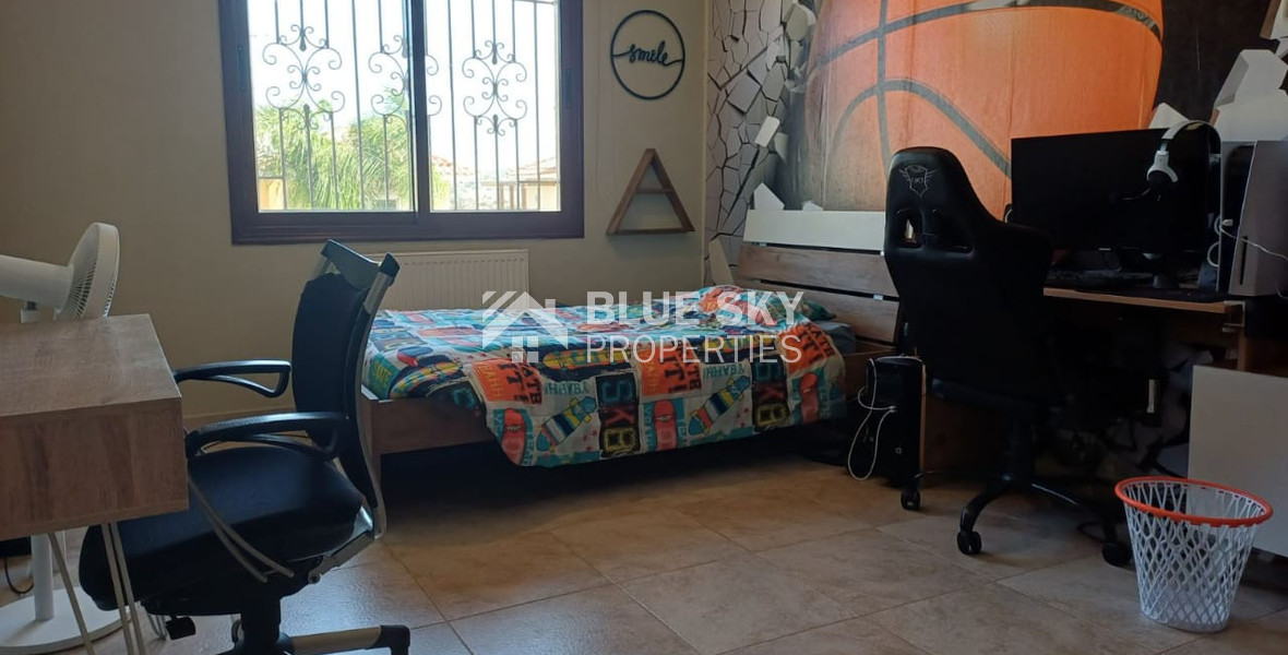 Three bedroom detached house with pool for rent in Moni, Limassol