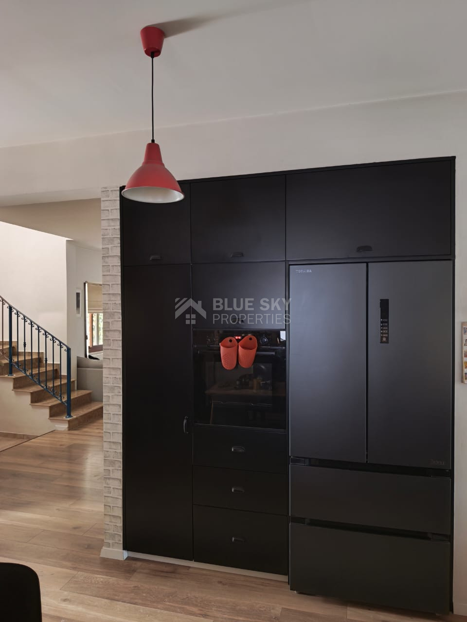 Three bedroom detached house with pool for rent in Moni, Limassol