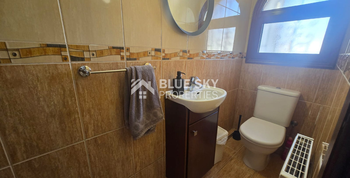 Three bedroom detached house with pool for rent in Moni, Limassol