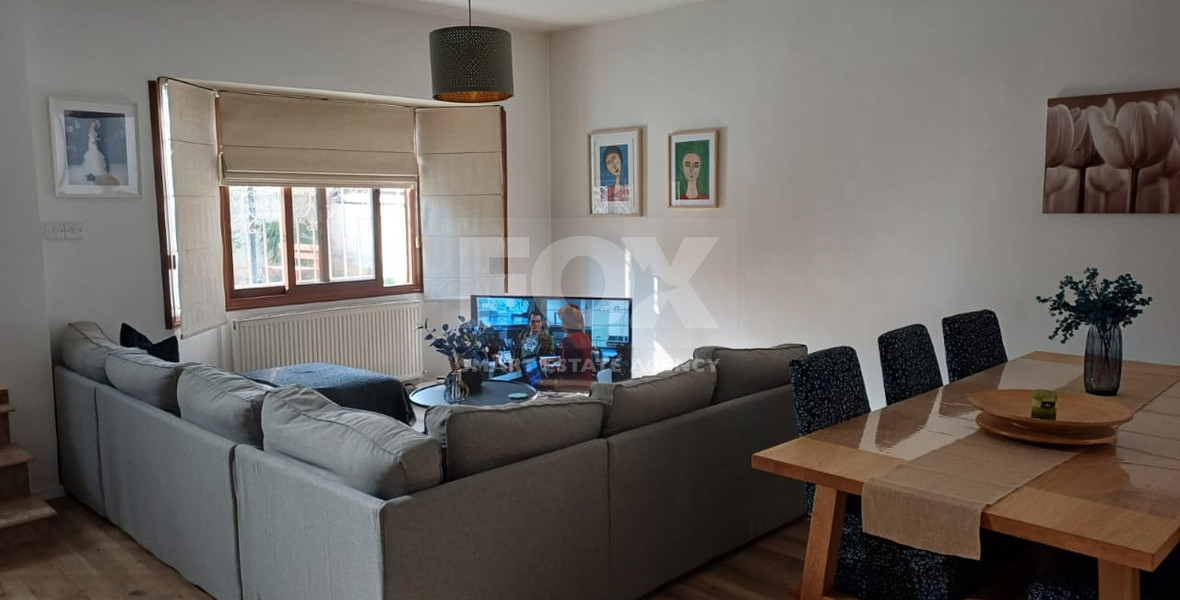 Three bedroom detached house with pool for rent in Moni, Limassol