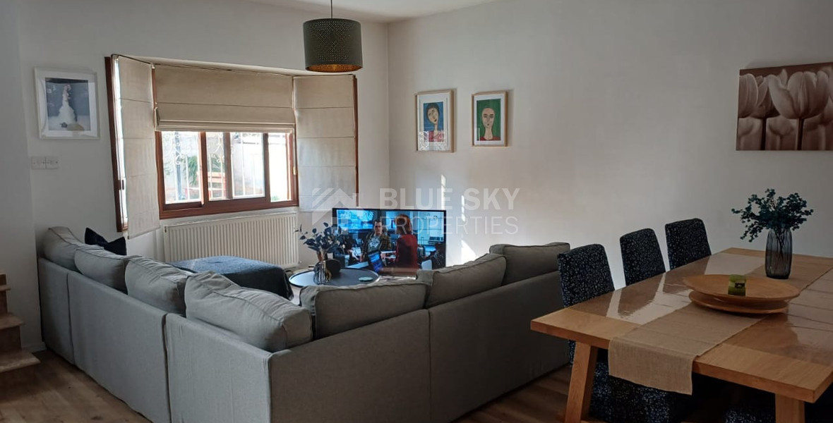 Three bedroom detached house with pool for rent in Moni, Limassol