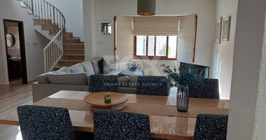 Three bedroom detached house with pool for rent in Moni, Limassol