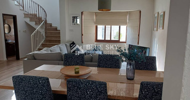Three bedroom detached house with pool for rent in Moni, Limassol