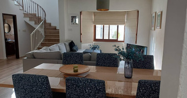 Three bedroom detached house with pool for rent in Moni, Limassol