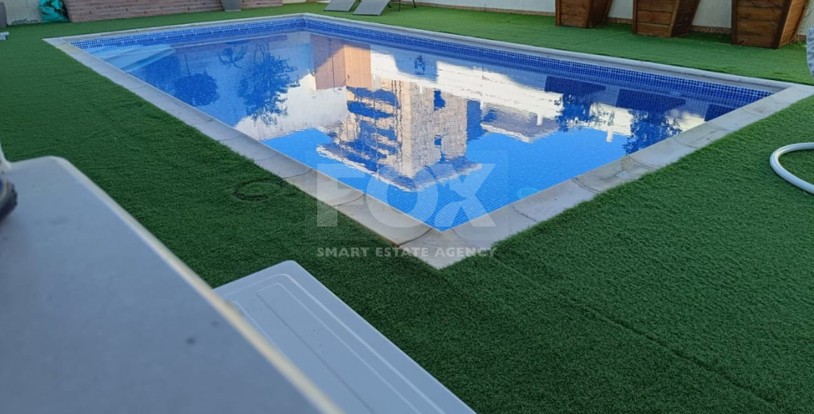 Three bedroom detached house with pool for rent in Moni, Limassol