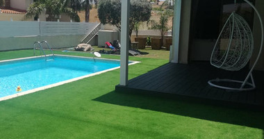 Three bedroom detached house with pool for rent in Moni, Limassol