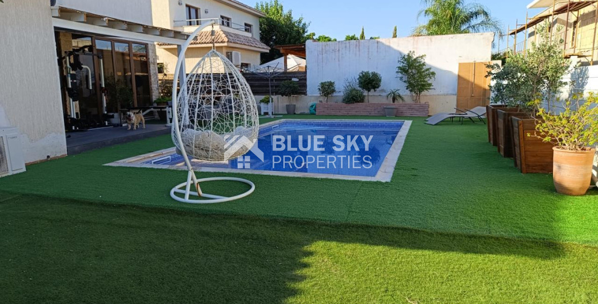 Three bedroom detached house with pool for rent in Moni, Limassol