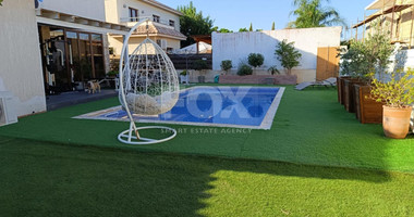 Three bedroom detached house with pool for rent in Moni, Limassol