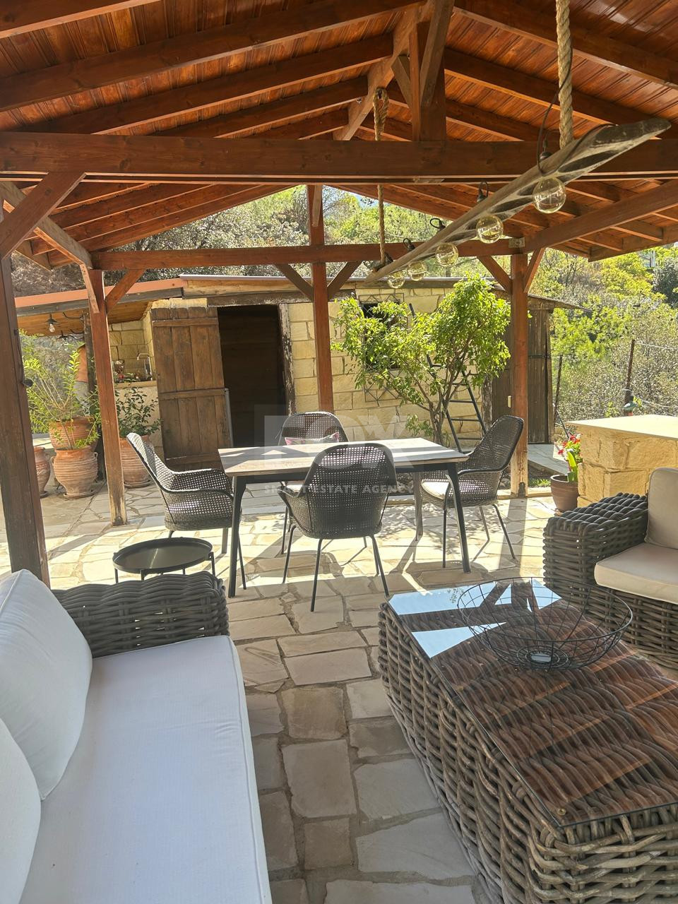 Nice residential  Land for Sale with two beautiful houses  in Foini Village, Limassol