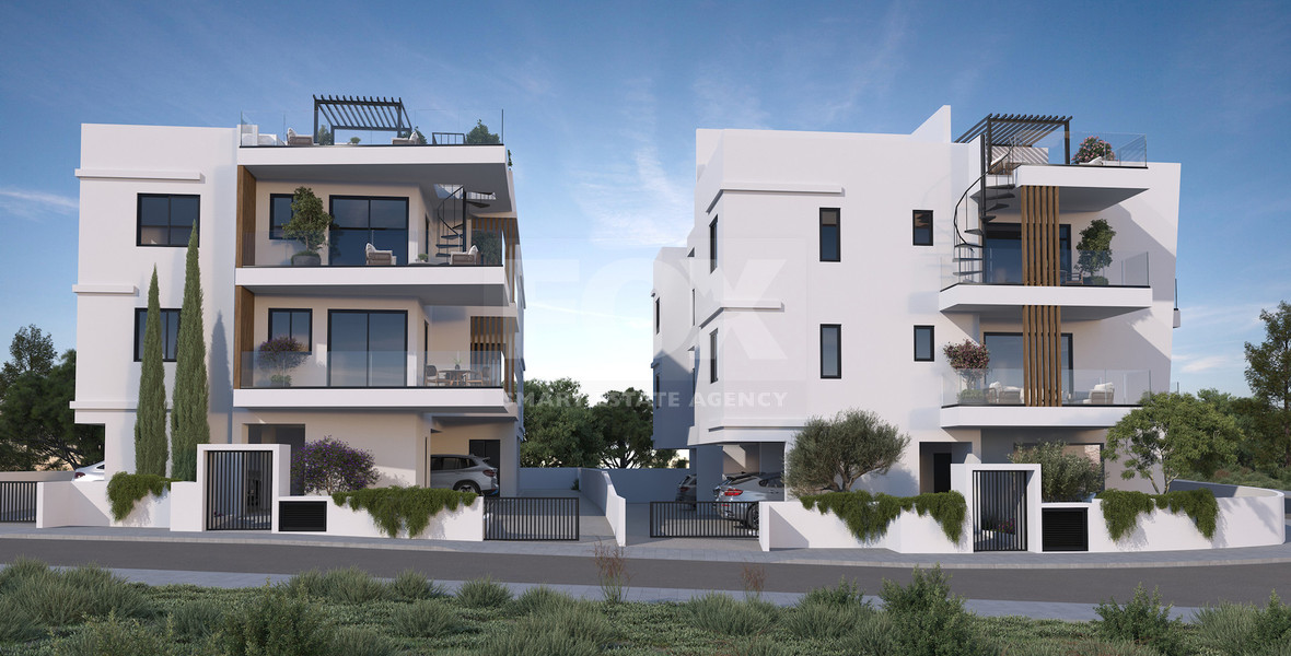 Two Bedroom Penthouse with private roof garden for sale in Erimi