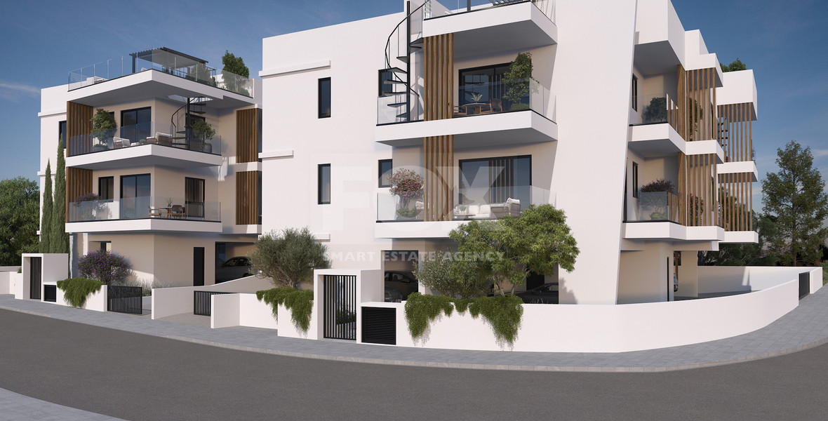 Two Bedroom Penthouse with private roof garden for sale in Erimi