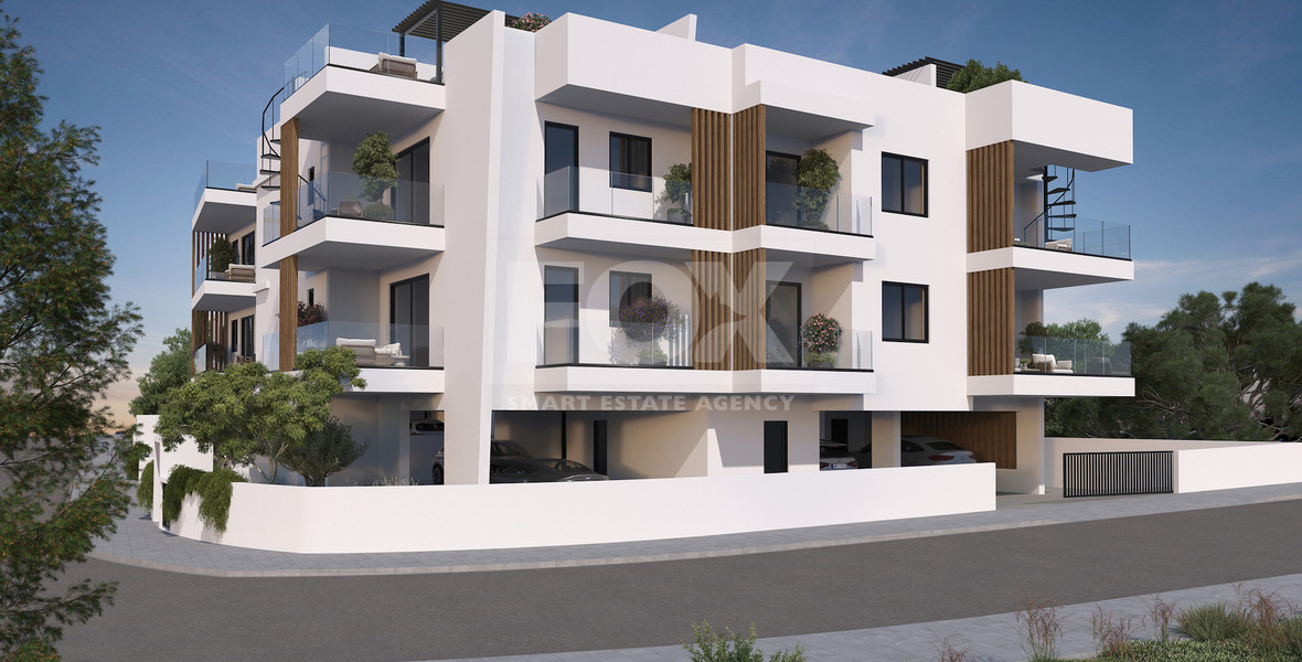 Two Bedroom Penthouse with private roof garden for sale in Erimi