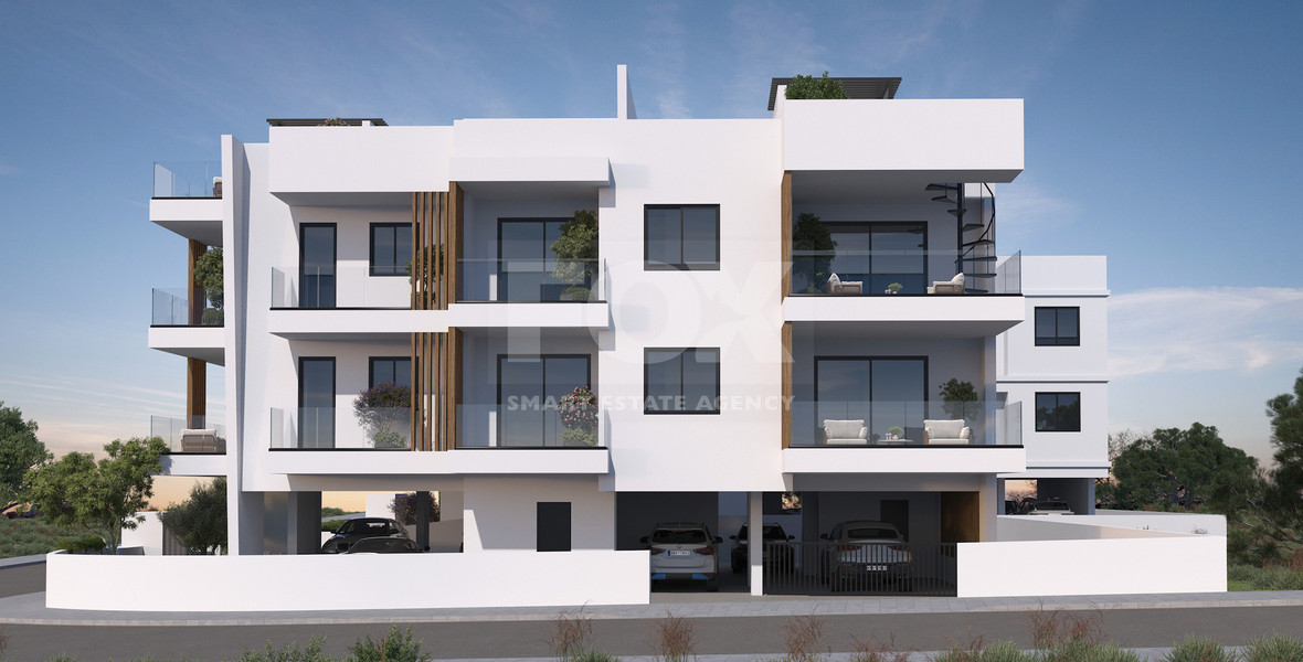 Two Bedroom Penthouse with private roof garden for sale in Erimi