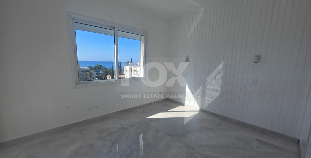 Two bedroom furnished apartment with Sea View, coastal road, Agios Tychonas, Limassol