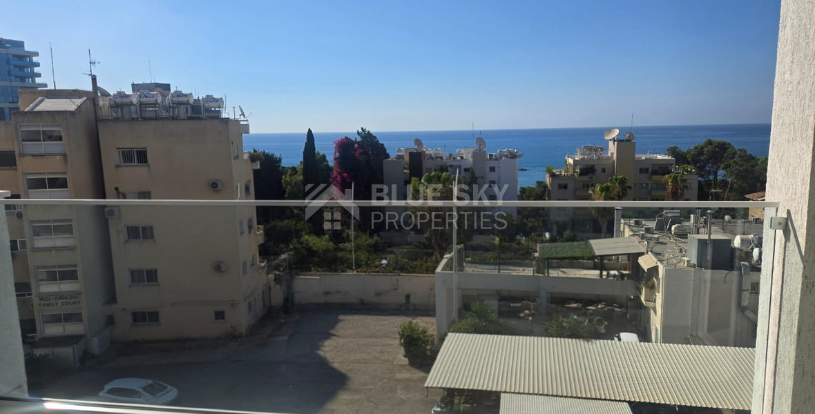 Two bedroom furnished apartment with Sea View, coastal road, Agios Tychonas, Limassol