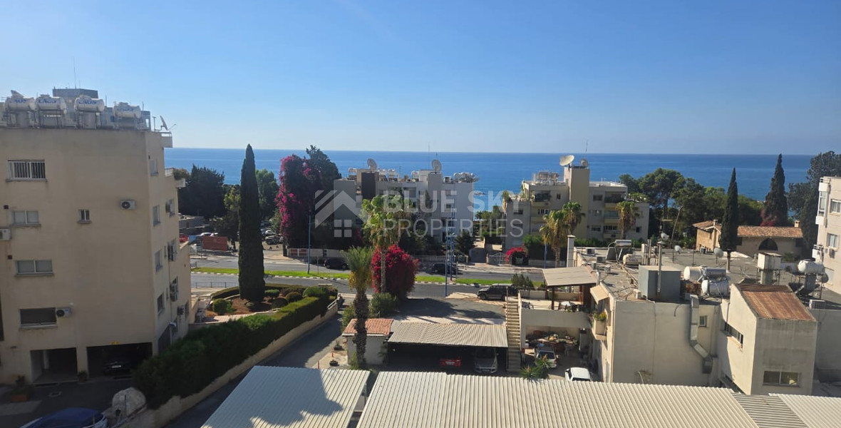 Two bedroom furnished apartment with Sea View, coastal road, Agios Tychonas, Limassol