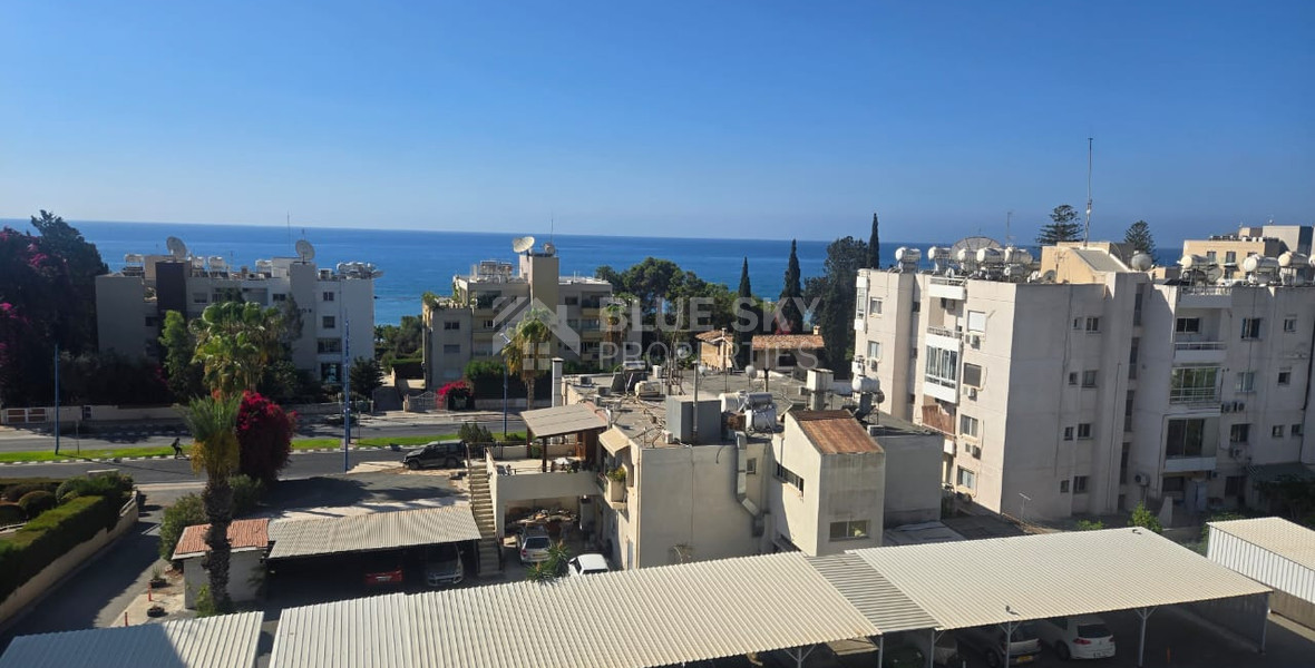 Two bedroom furnished apartment with Sea View, coastal road, Agios Tychonas, Limassol