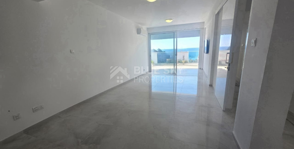 Two bedroom furnished apartment with Sea View, coastal road, Agios Tychonas, Limassol