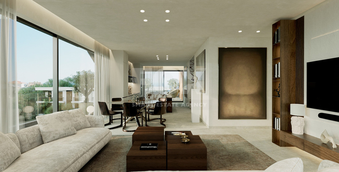 Three bedroom penthouse with private pool for sale in Agios Nektarios, Limassol