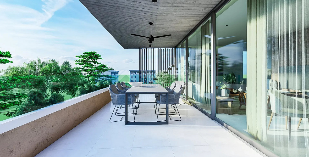 For Sale two Bedroom Penthouse Apartment with private Roof garden and Pool in Potamos Germasogeias