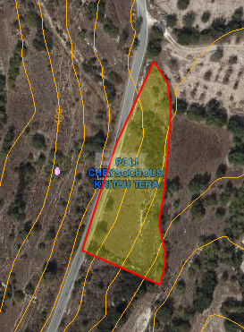 Large two fields of total size 5450m2 for Sale Kritou Tera