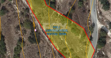 Large two fields of total size 5450m2 for Sale Kritou Tera