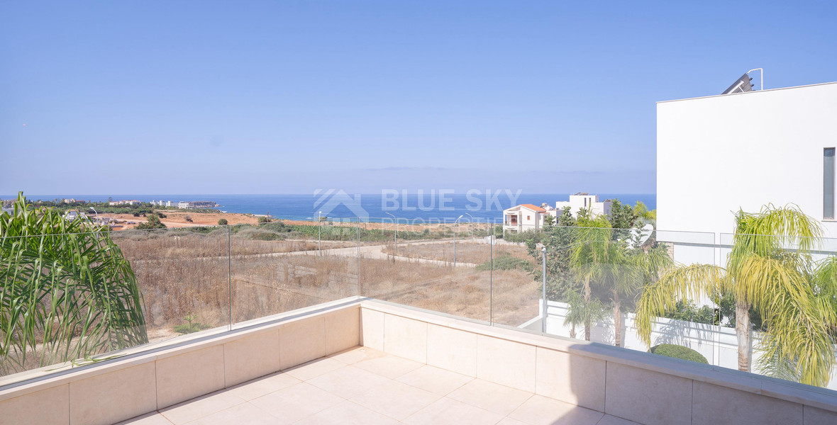 Stunning Four Bedroom Sea Front Villa in Peyia, for rent