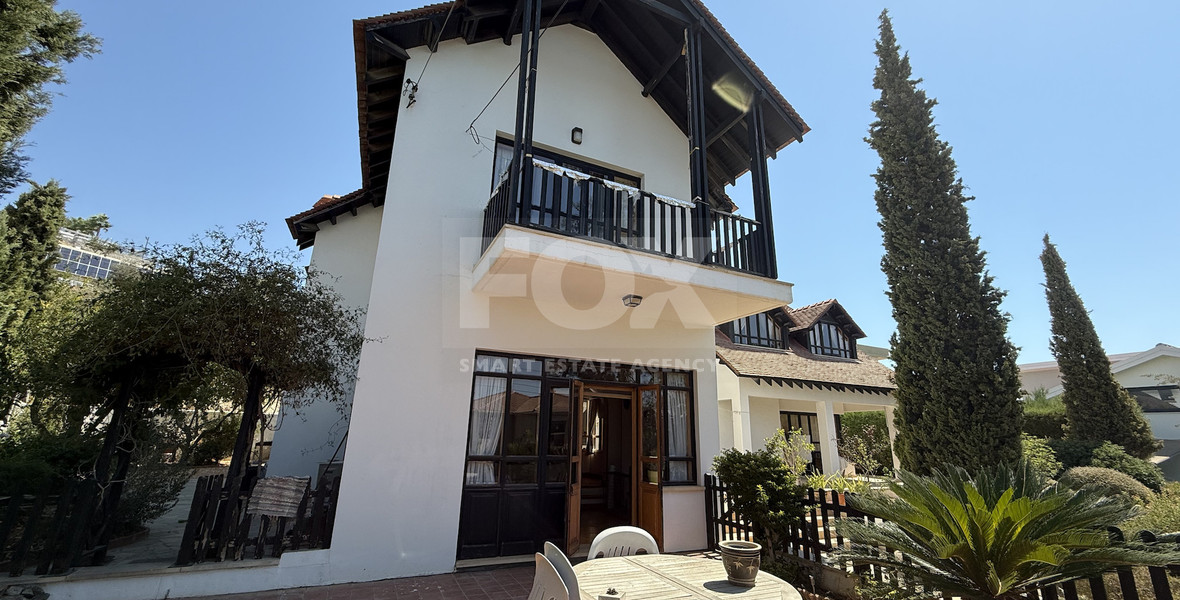 For Sale Charming English-Style Villa with Classic Country Character in the hills of Agia Fyla