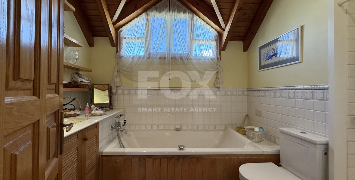 For Sale Charming English-Style Villa with Classic Country Character in the hills of Agia Fyla