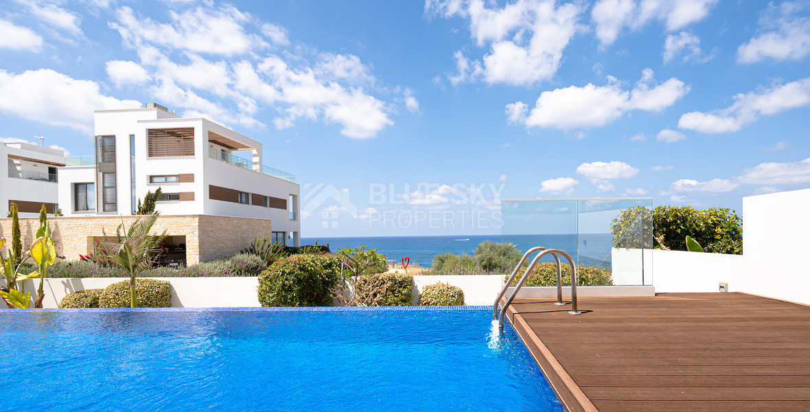 Four bedroom unique beachfront villa in Kissonerga, in Paphos