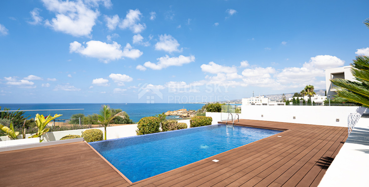 Four bedroom unique beachfront villa in Kissonerga, in Paphos