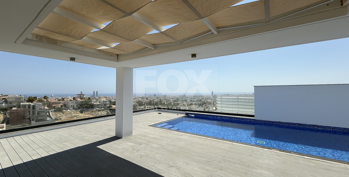 FOR RENT UNFURNISHED PENTHOUSE THREE BEDROOM WITH PRIVATE SWIMMING POOL AND MAIDS QUARTER OR 4TH BEDROOM IN PANTHEA