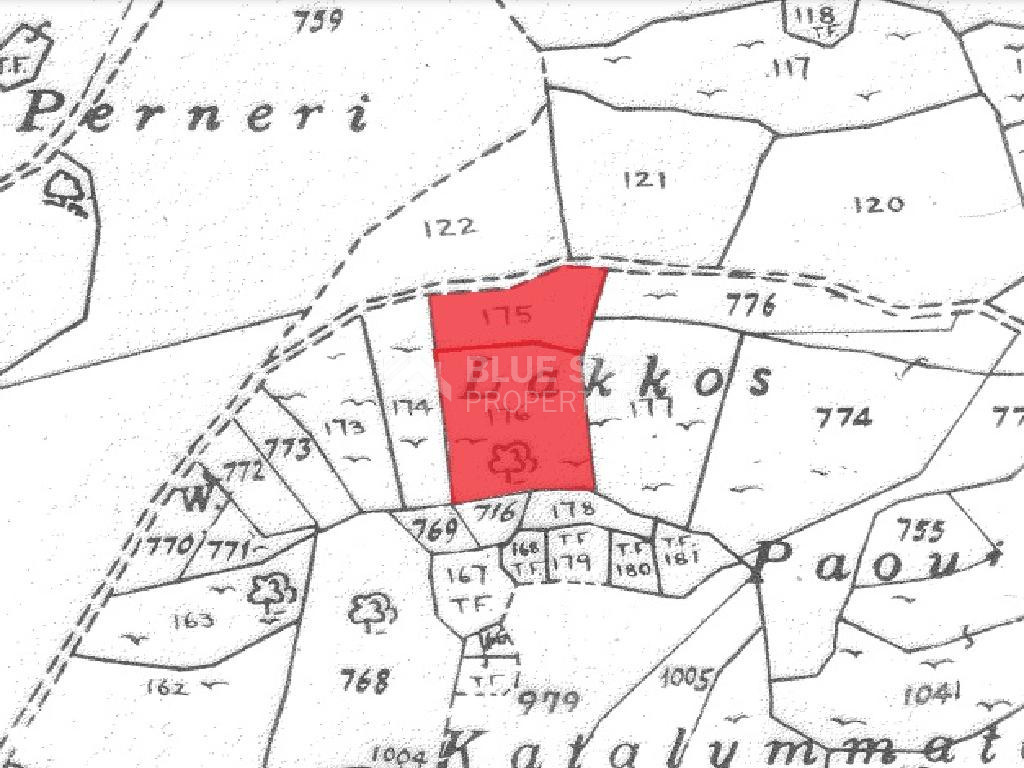 Large Residential Land For Sale in Dora,Limassol.