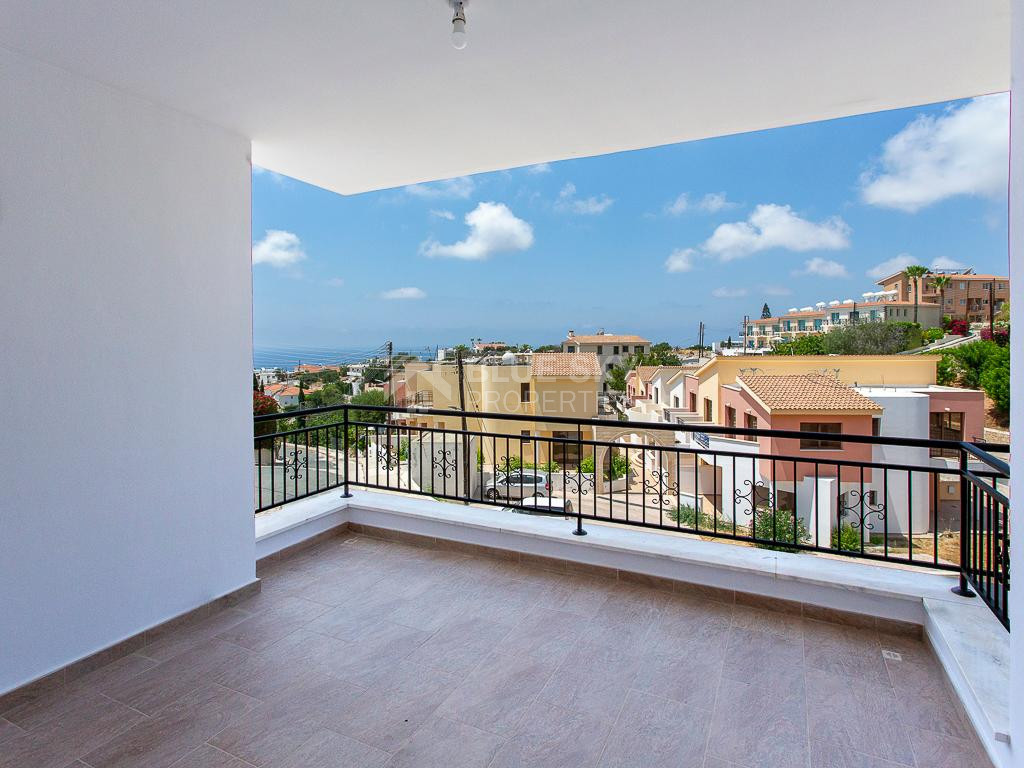 Two bedroom sea view apartment in Peyia, Paphos for sale-with separate title deeds
