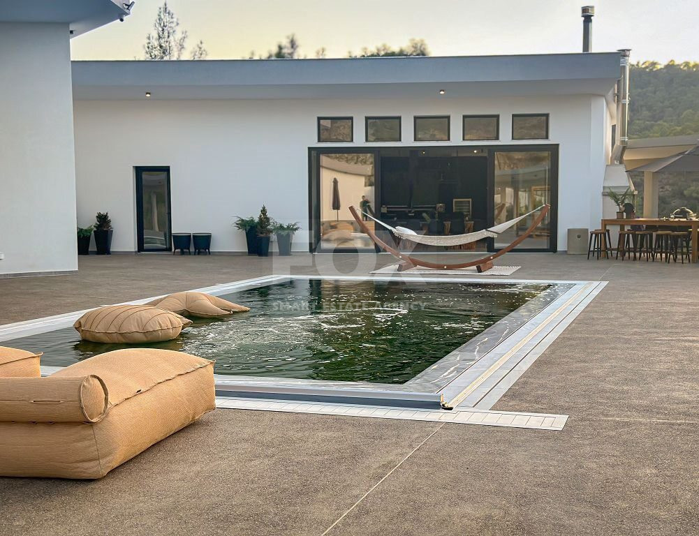 Stunning 6-Bedroom Detached Villa in Louvaras, Limassol – Modern Luxury on a 13,156 m² Plot