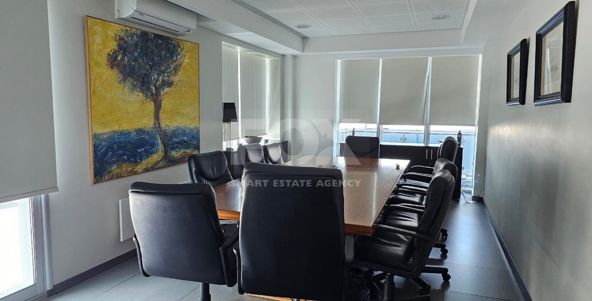 FOR RENT BEAUTIFUL FURNISHED OFFICE ON SPYROU KYPRIANOU AVENUE